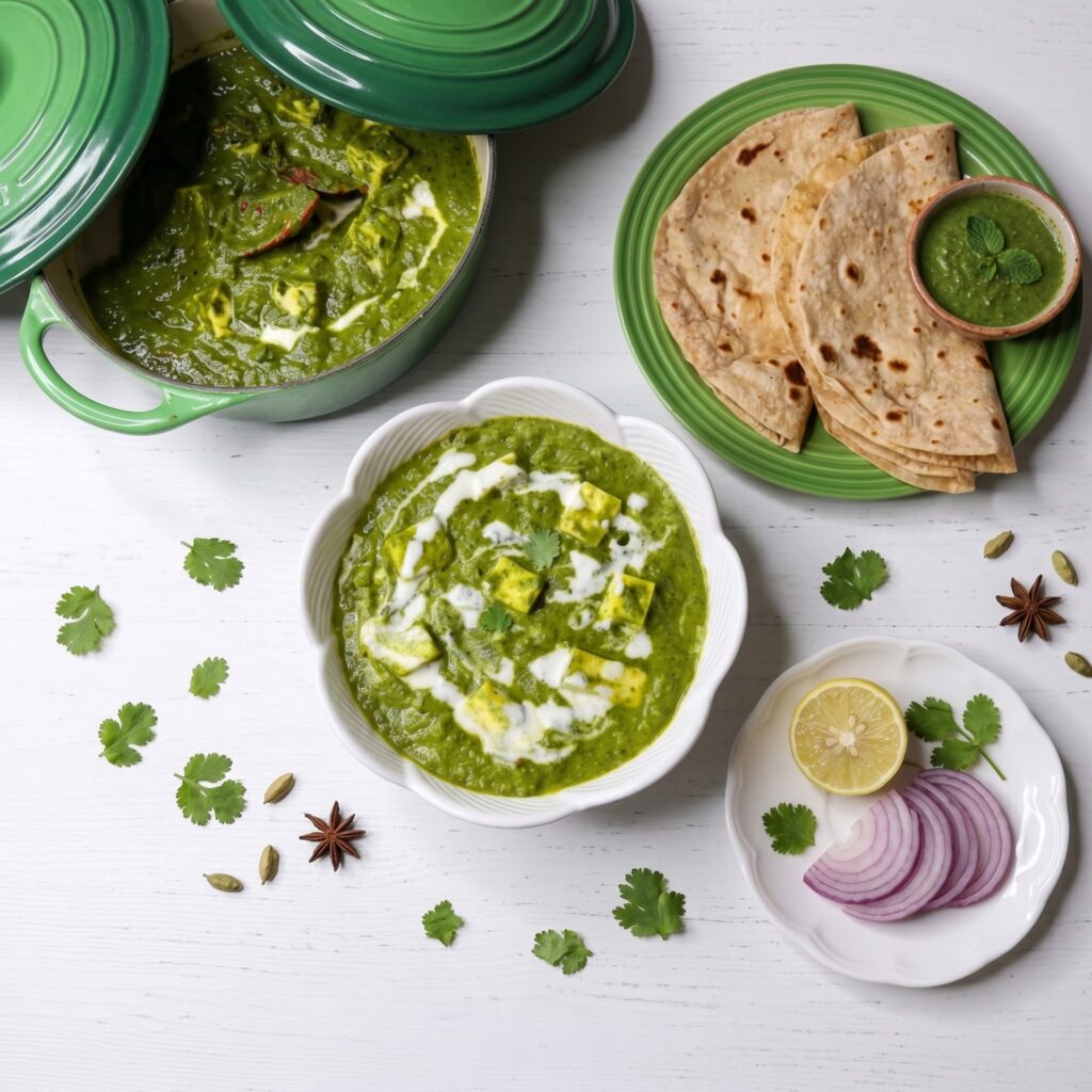 Palak paneer recipe – creamy and authentic North Indian spinach paneer curry
